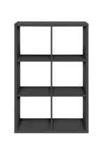 Regal >Max< in anthrazit - 73x107x33cm (BxHxT)