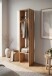Kompaktgarderobe >Max< in Dekor Artisan Oak - 37x175x33cm (BxHxT)