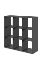 Regal >Max< in anthrazit - 107x107x33cm (BxHxT)