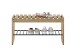 Garderoben-Set >BANTRY< (3-teilig) in Eiche / schwarz - 100x190x30 (BxHxT)