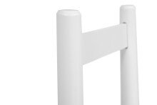 Kindersitzgruppe >Umea< (3-tlg) in weiss - Tisch 50x43,5x50cm / Stühle 26x51x28cm B/H/T