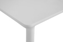 Kindersitzgruppe >Umea< (3-tlg) in weiss - Tisch 50x43,5x50cm / Stühle 26x51x28cm B/H/T