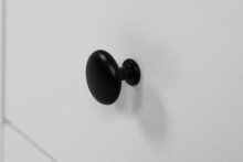 Nachtkommode >Karlstad< in weiß, Holzwerkstoff - 39x54x30cm (BxHxT)