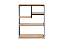 Regal >Trelleborg< in Dekor Artisan Oak / schwarz -...