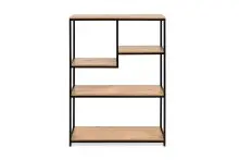 Regal >Trelleborg< in Dekor Artisan Oak / schwarz -...