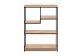 Regal >Trelleborg< in Dekor Artisan Oak / schwarz - 75x100,5x30 (BxHxT)