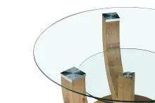 Couchtisch >Denver< in Artisan Eiche Dekor, Glas -...