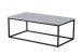 Couchtisch >Thor 2< in grau, schwarz, MDF, Metall - 110x40x60cm (BxHxT)