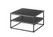 Couchtisch >Tilda 3< in schwarz, Keramik, Metall - 75x45x75cm (BxHxT)