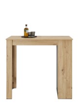 Bartisch >Mojito< in Artisan Eiche Dekor, schwarz - 115x103x50cm (BxHxT)