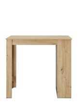 Bartisch >Mojito< in Artisan Eiche Dekor, schwarz - 115x103x50cm (BxHxT)