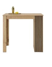 Bartisch >Mojito< in Artisan Eiche Dekor, schwarz - 115x103x50cm (BxHxT)