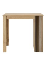 Bartisch >Mojito< in Artisan Eiche Dekor, schwarz - 115x103x50cm (BxHxT)