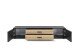 Lowboard >Avira< in Artisan Eiche Dekor, schwarz - 180x32x31cm (BxHxT)