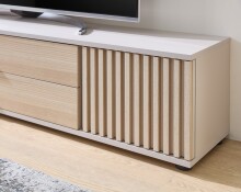 Lowboard >Avira< in Riva Eiche Dekor, kaschmir - 180x32x31cm (BxHxT)