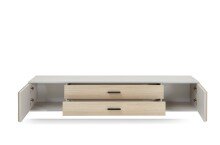 Lowboard >Avira< in Riva Eiche Dekor, kaschmir - 180x32x31cm (BxHxT)