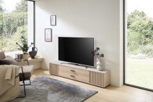 Lowboard >Avira< in Riva Eiche Dekor, kaschmir - 180x32x31cm (BxHxT)