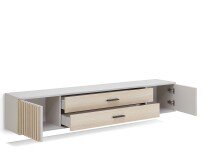 Lowboard >Avira< in Riva Eiche Dekor, kaschmir - 180x32x31cm (BxHxT)