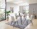 Esstisch >Owen< in Steinoptik, schwarz, Keramik, Metall - 120x77x80cm (BxHxT)