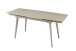 Kulissen-Esstisch >Pascal< (ausziehbar) in beige, Keramik, Metall - 140/200x76x80cm (BxHxT)