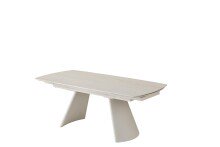 Esstisch >Kelso< (ausziehbar) in Travertin - Optik,...