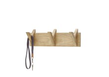 Garderoben-Set >BANTRY< (4-tlg.) in Eiche, Massivholz - 110x170x36cm (BxHxT)