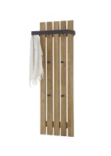 Garderoben-Set >BANTRY< (3-tlg.) in Eiche, Massivholz - 100x170x36cm (BxHxT)