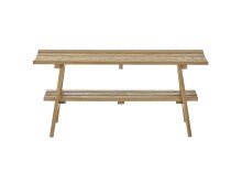 Garderoben-Set >BANTRY< (3-tlg.) in Eiche, Massivholz - 100x170x36cm (BxHxT)