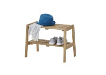 Garderoben-Set >BANTRY< (2-tlg.) in Eiche, Massivholz - 60x170x36cm (BxHxT)