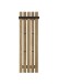 Garderoben-Set >BANTRY< (2-tlg.) in Eiche, Massivholz - 60x170x36cm (BxHxT)