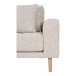 Ecksofa >Lido< in beige melange, Polyester - 290x76x92cm (BxHxT)