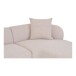 Sofa >Kingston< in beige, Polyester - 294x69cm (BxH)
