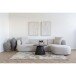 Sofa >Kingston< in beige, Polyester - 294x69cm (BxH)