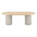 Esstisch >Solva< in Sand / Natur, MDF, Eschenfurnier - 220x75x100cm (BxHxT)