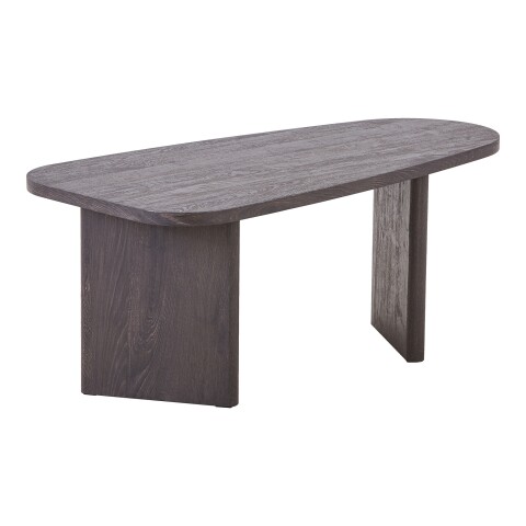 Couchtisch >Melo< in Dunkelbraun, MDF, Dekor - 100x41x50cm (BxHxT)