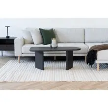 Couchtisch >Melo< in Dunkelbraun, MDF, Dekor -...