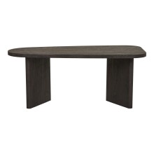 Couchtisch >Melo< in Dunkelbraun, MDF, Dekor - 100x41x50cm (BxHxT)