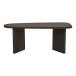 Couchtisch >Melo< in Dunkelbraun, MDF, Dekor - 100x41x50cm (BxHxT)