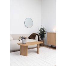 Couchtisch >Melo< in Eiche, MDF, Dekor - 100x41x50cm (BxHxT)