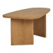 Couchtisch >Melo< in Eiche, MDF, Dekor - 100x41x50cm (BxHxT)