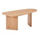 Couchtisch >Melo< in Eiche, MDF, Dekor - 100x41x50cm (BxHxT)