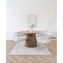 Armlehnstuhl >Trivio< (2er-Set) in Sand - 57,5x77x56 (BxHxT)