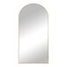 Standspiegel >Madrid< in Messing, Aluminium, Spiegel - 90x180x2,8cm (BxHxT)