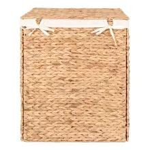 Wäschekorb >Passo< in Braun - 43x55x32 (BxHxT)