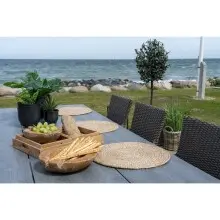 Dekoschale >Rio< in Teak, Massivholz - 20x8x20cm...
