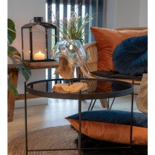 Dekovase >San-Marino< in Natur, Teak - 18x25x15cm (BxHxT)