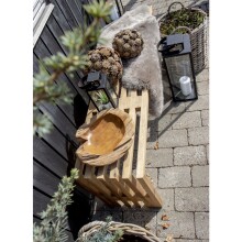 Dekoschale >Rio< in Teak, Massivholz - 30x10x30cm (BxHxT)