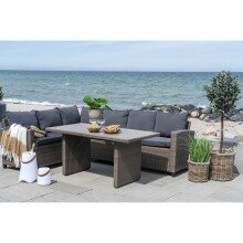 Dekoschale >Rio< in Teak, Massivholz - 30x10x30cm (BxHxT)