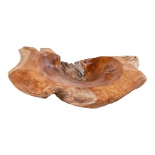 Dekoschale >Rio< in Teak, Massivholz - 60x17x60cm (BxHxT)