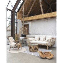 Dekoschale >Rio< in Teak, Massivholz - 60x17x60cm...